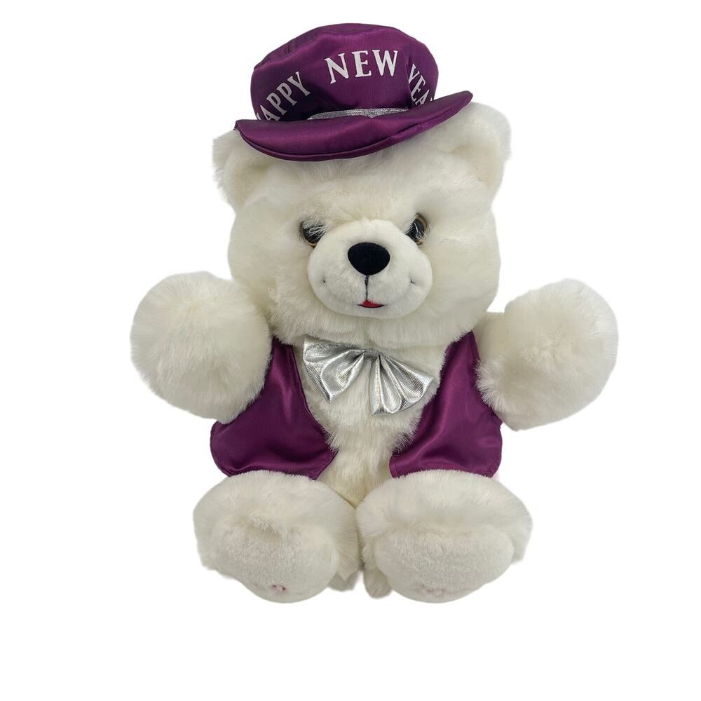 Millennium 2000 Teddy Bear Plush 14" Stuffed Animal Kids of America Corp Y2K